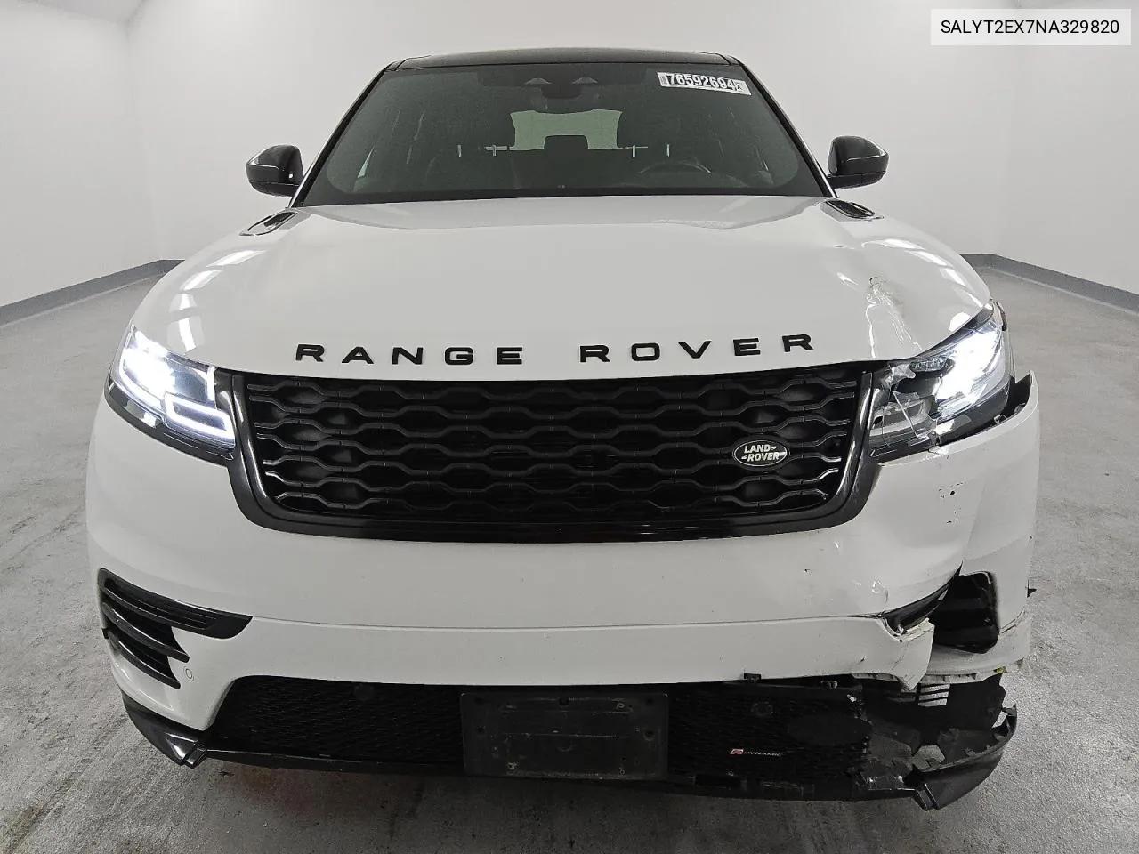 2022 Land Rover Range Rover Velar R-Dynamic S VIN: SALYT2EX7NA329820 Lot: 76592694