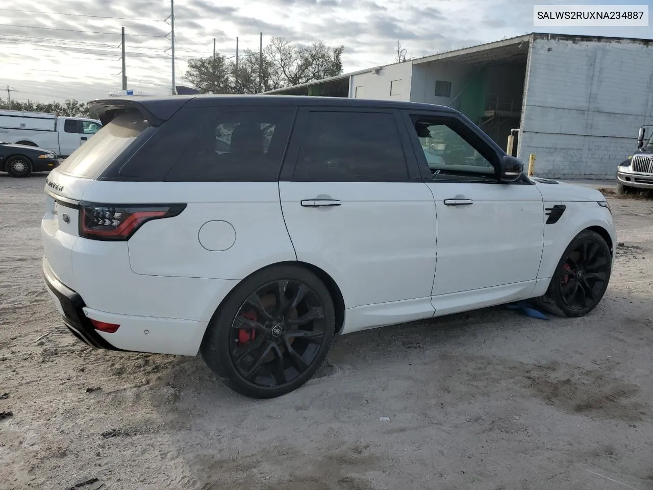 2022 Land Rover Range Rover Sport Hst VIN: SALWS2RUXNA234887 Lot: 76904394