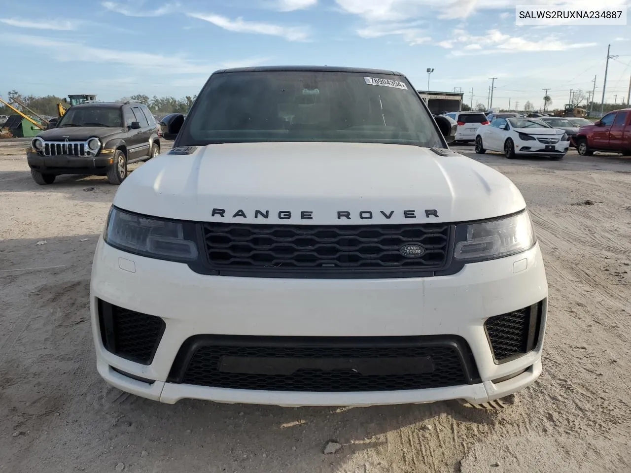 2022 Land Rover Range Rover Sport Hst VIN: SALWS2RUXNA234887 Lot: 76904394