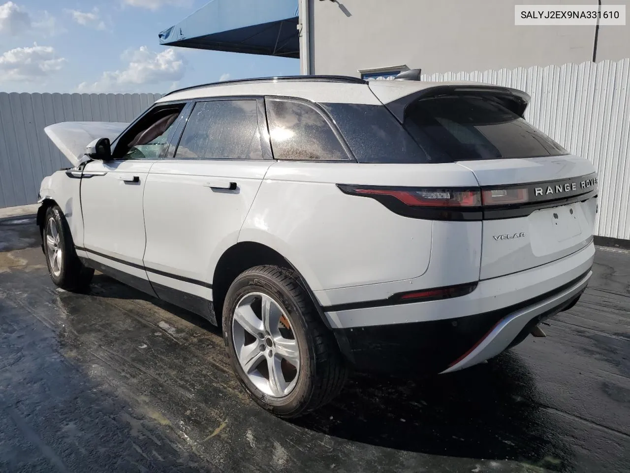 2022 Land Rover Range Rover Velar S VIN: SALYJ2EX9NA331610 Lot: 78634634