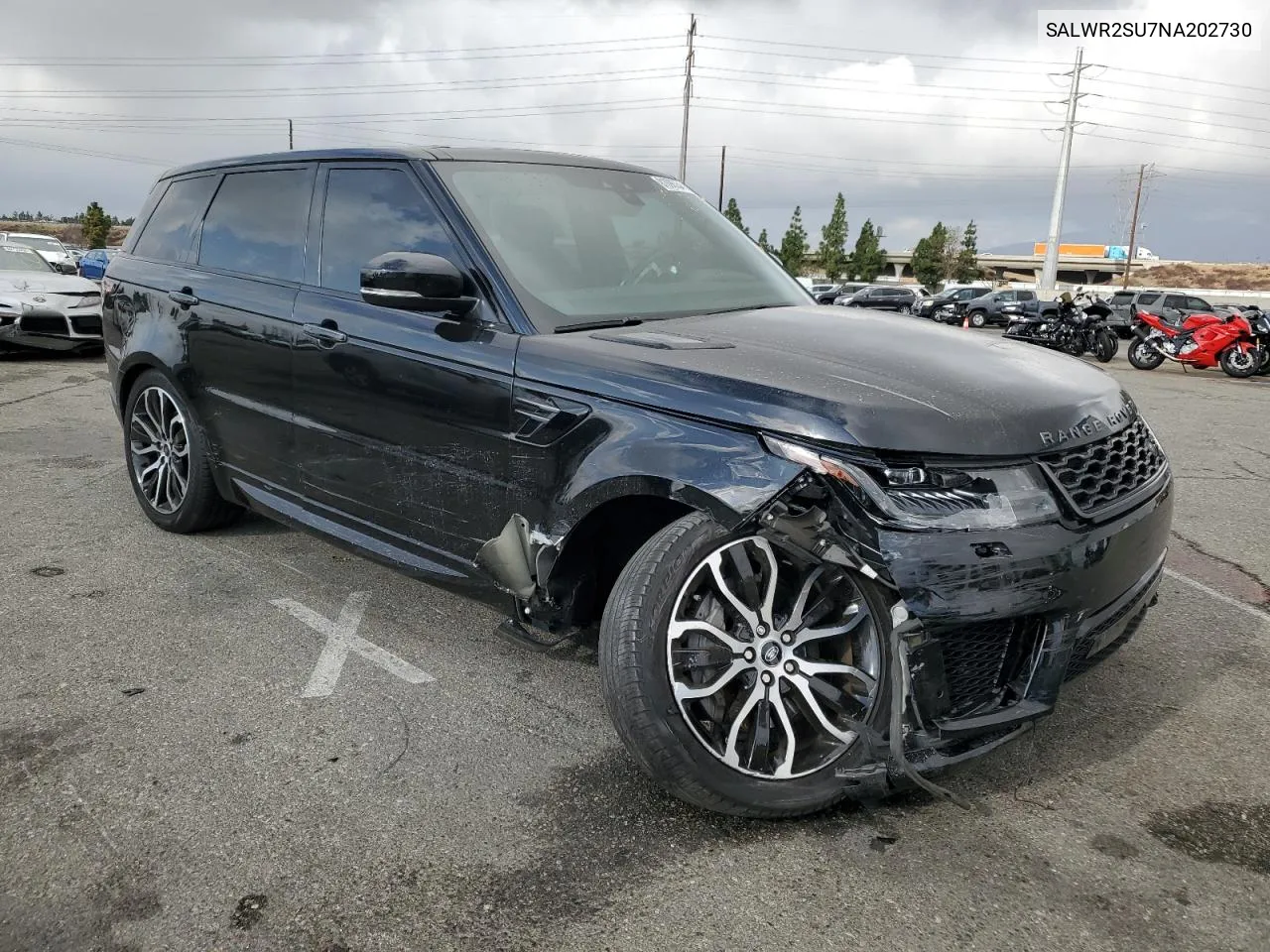 2022 Land Rover Range Rover Sport Hse Silver Edition VIN: SALWR2SU7NA202730 Lot: 81096354