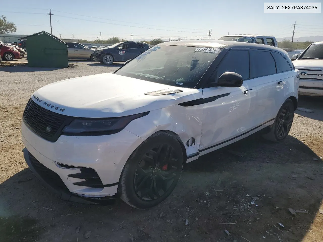 2024 Land Rover Range Rover Velar Dynamic Se VIN: SALYL2EX7RA374035 Lot: 78544824