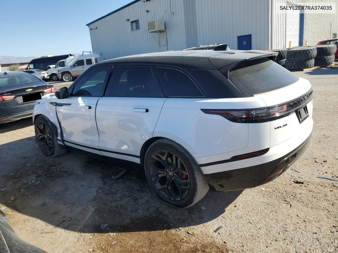 2024 Land Rover Range Rover Velar Dynamic Se VIN: SALYL2EX7RA374035 Lot: 78544824