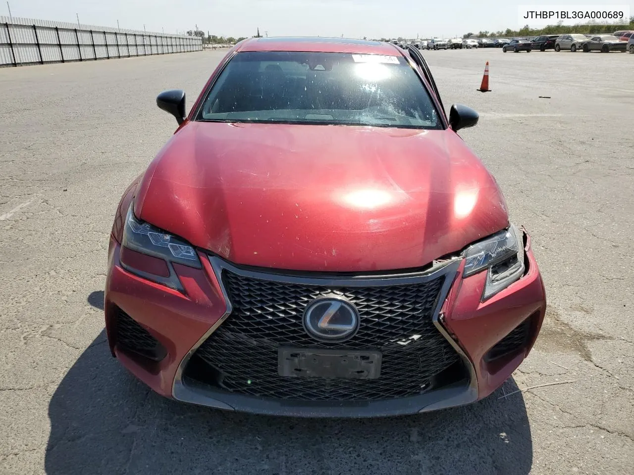 2016 Lexus Gs-F VIN: JTHBP1BL3GA000689 Lot: 71687354