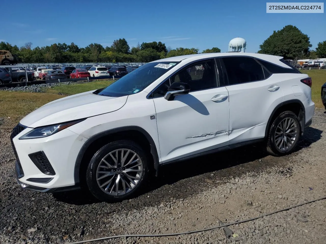 2020 Lexus Rx 350 F Sport VIN: 2T2SZMDA4LC224774 Lot: 69785724