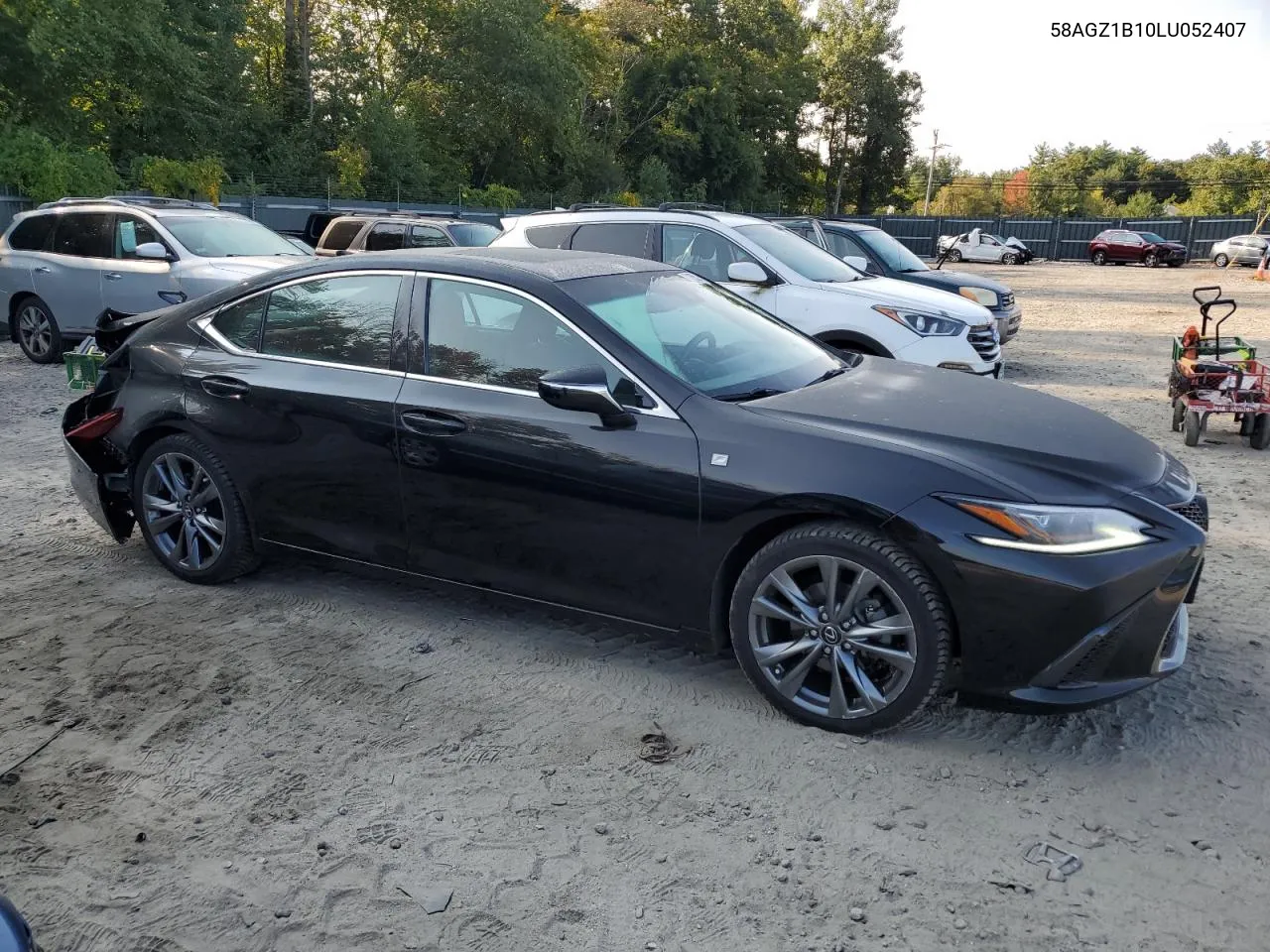 2020 Lexus Es 350 F Sport VIN: 58AGZ1B10LU052407 Lot: 71055214