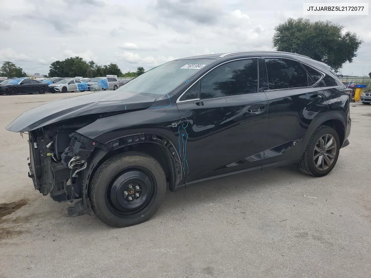 2020 Lexus Nx 300 F Sport VIN: JTJJARBZ5L2172077 Lot: 71651984