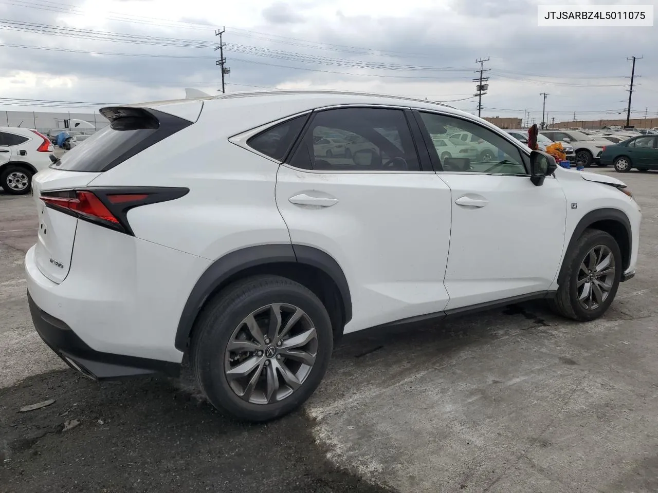 2020 Lexus Nx 300 F Sport VIN: JTJSARBZ4L5011075 Lot: 72631524