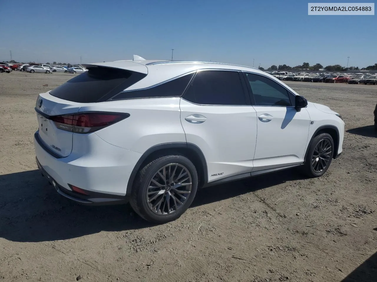 2020 Lexus Rx 450H F Sport VIN: 2T2YGMDA2LC054883 Lot: 72745694