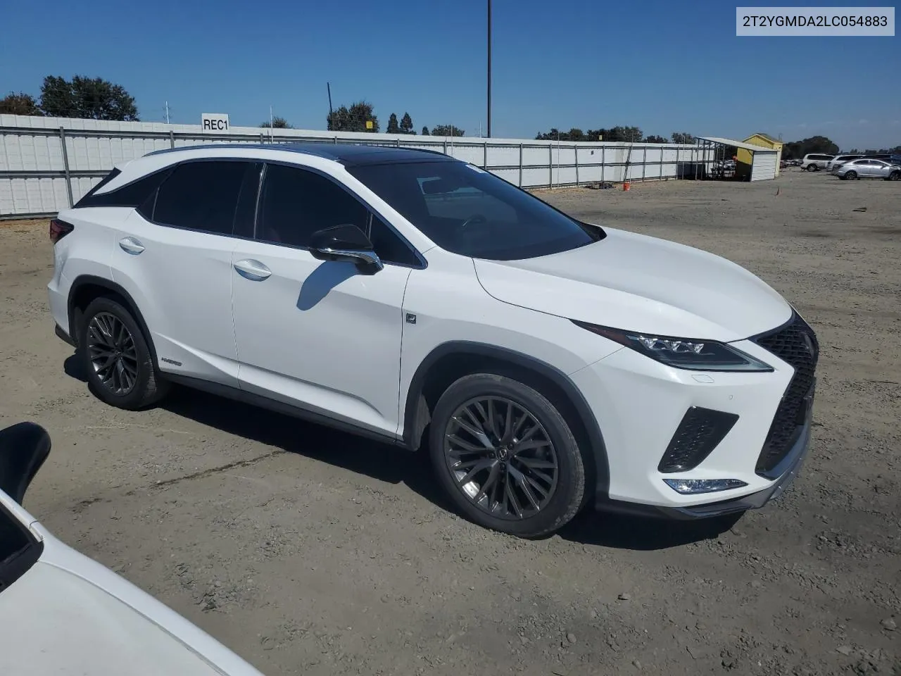 2020 Lexus Rx 450H F Sport VIN: 2T2YGMDA2LC054883 Lot: 72745694