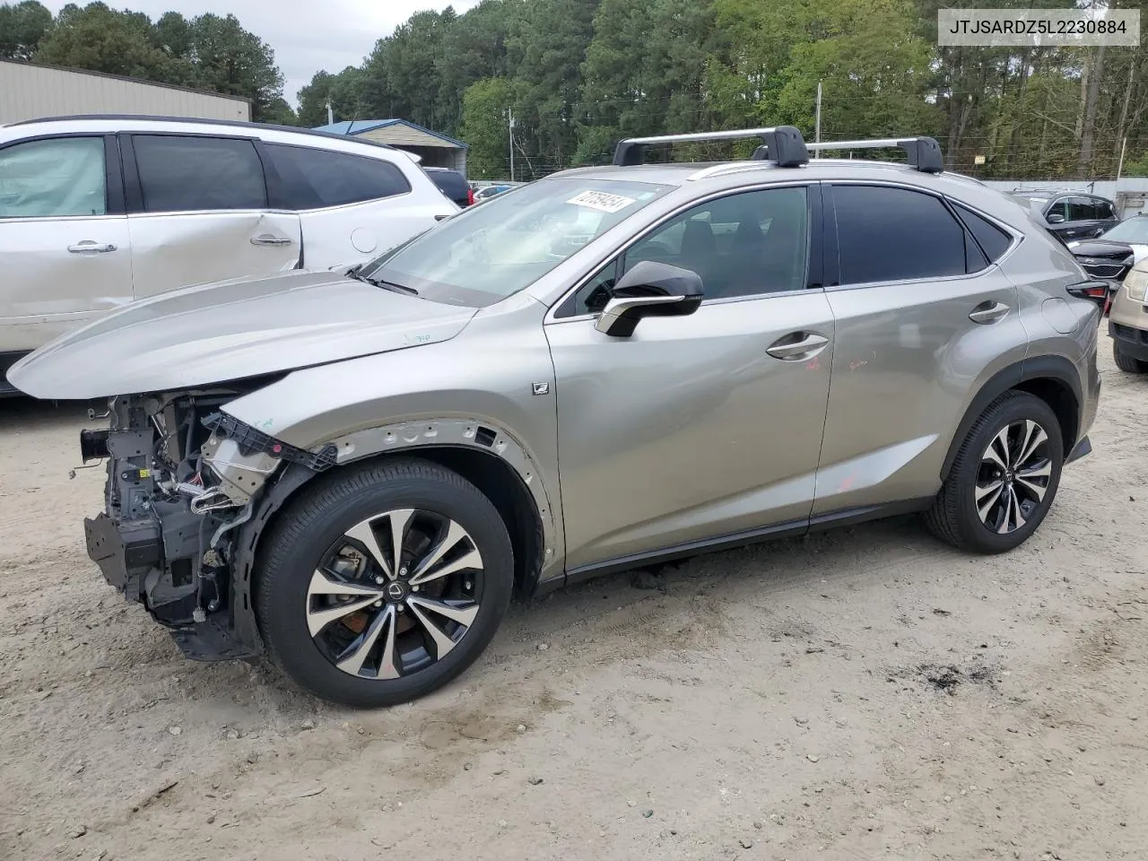 2020 Lexus Nx 300 F Sport VIN: JTJSARDZ5L2230884 Lot: 72759454