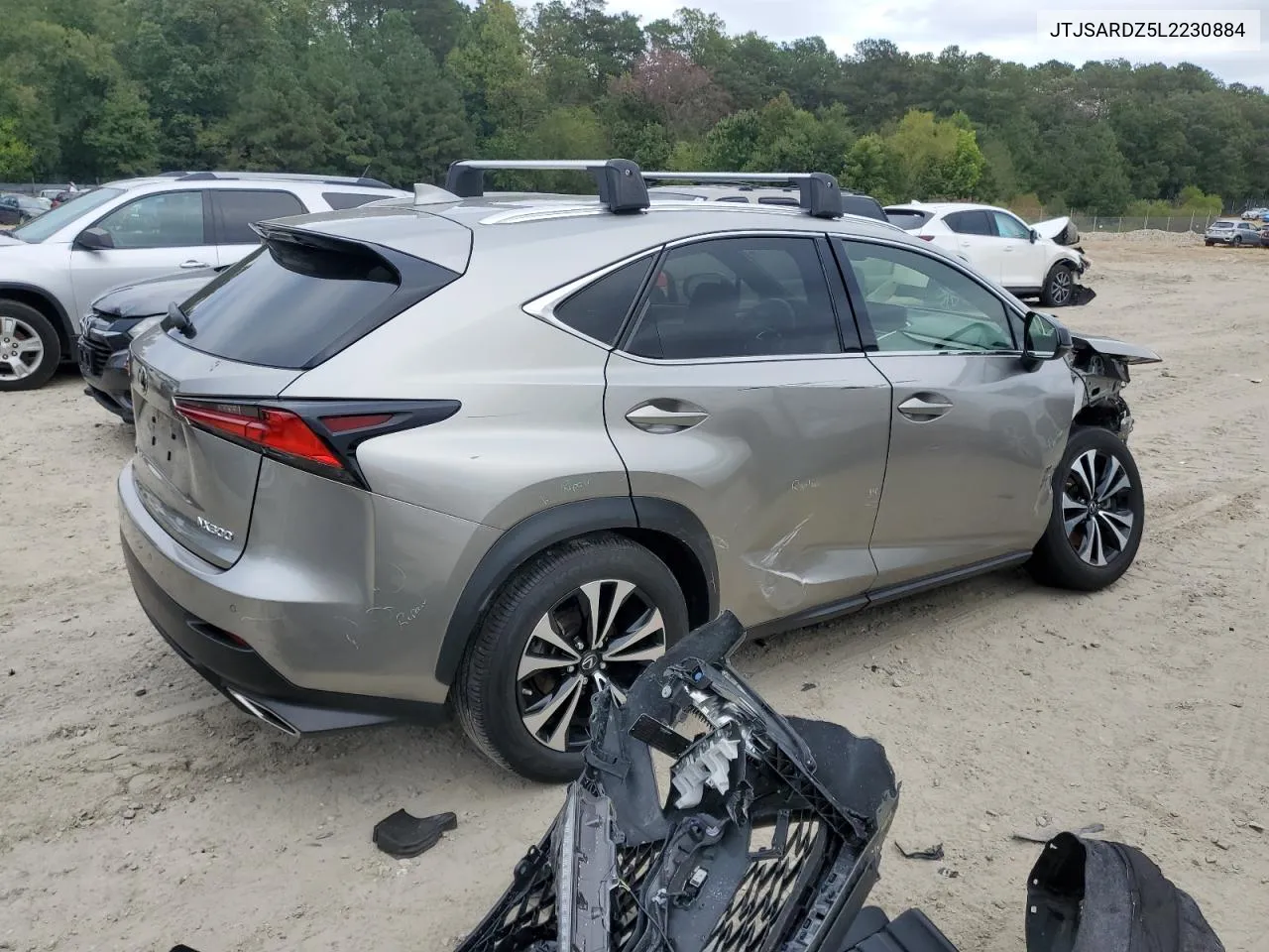 2020 Lexus Nx 300 F Sport VIN: JTJSARDZ5L2230884 Lot: 72759454