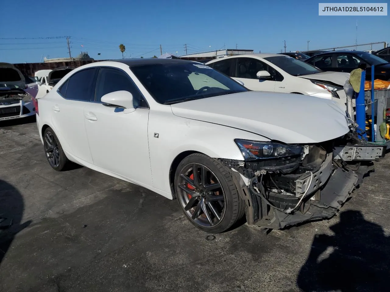 2020 Lexus Is 300 F Sport VIN: JTHGA1D28L5104612 Lot: 73167334