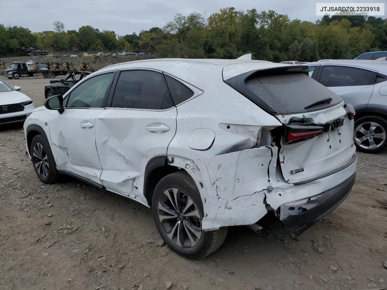 2020 Lexus Nx 300 F Sport VIN: JTJSARDZ0L2233918 Lot: 73176424