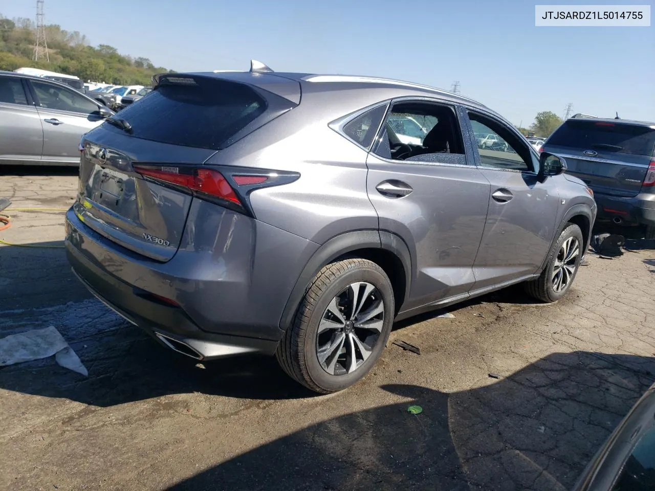 2020 Lexus Nx 300 F Sport VIN: JTJSARDZ1L5014755 Lot: 73757874