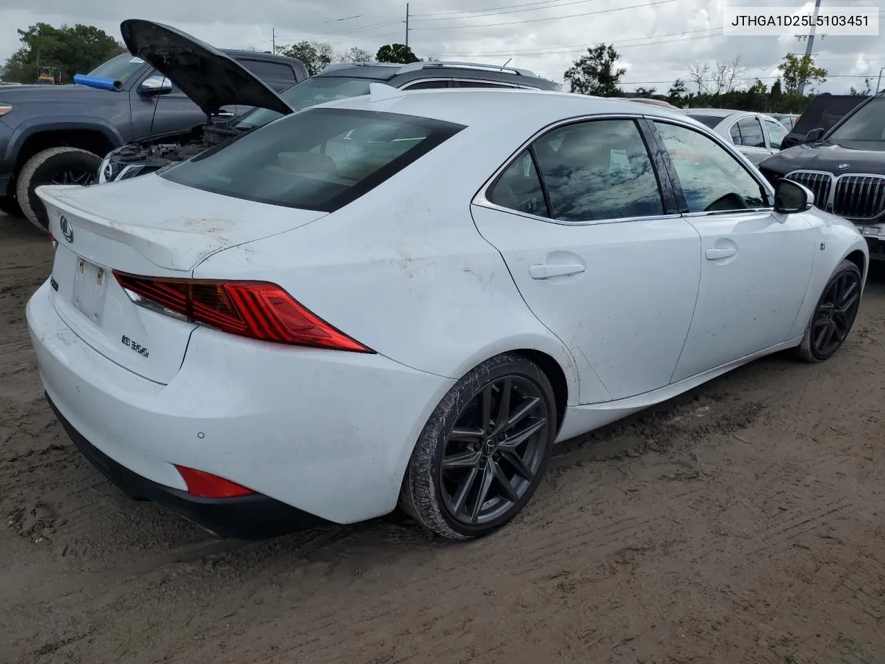 JTHGA1D25L5103451 2020 Lexus Is 300 F Sport