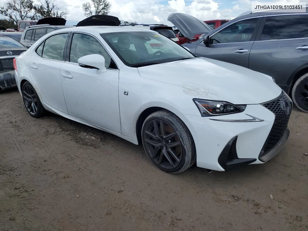 JTHGA1D25L5103451 2020 Lexus Is 300 F Sport