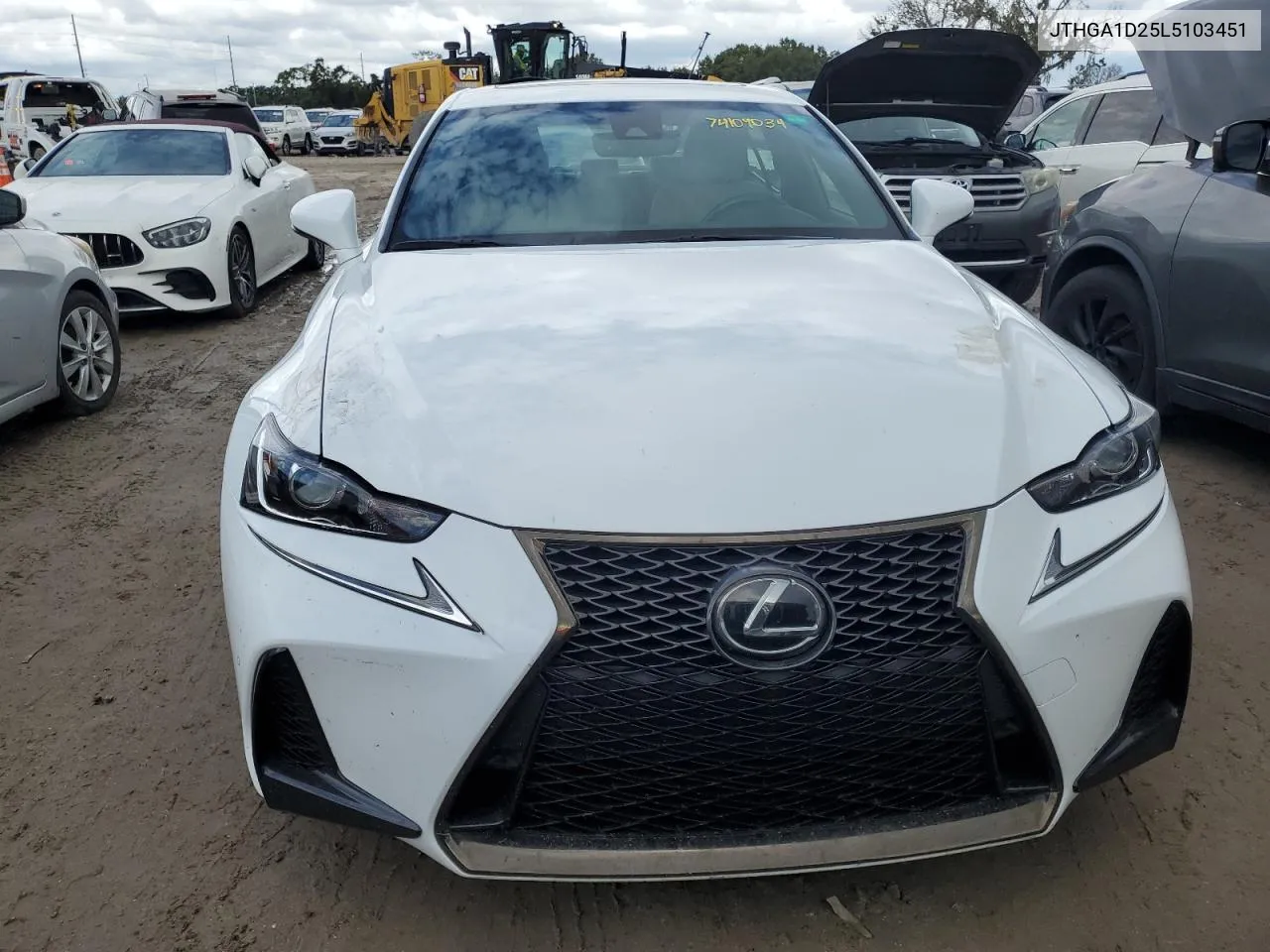 2020 Lexus Is 300 F Sport VIN: JTHGA1D25L5103451 Lot: 74109034