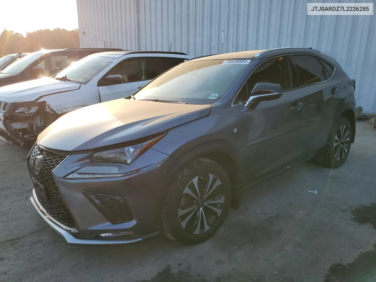 2020 Lexus Nx 300 F Sport VIN: JTJSARDZ7L2226285 Lot: 75920504