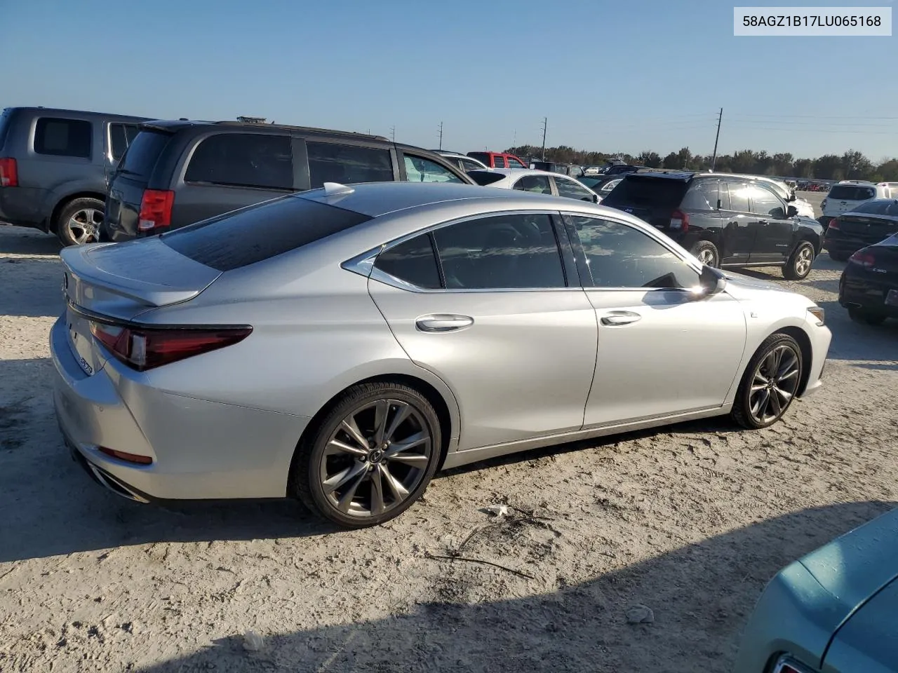 2020 Lexus Es 350 F Sport VIN: 58AGZ1B17LU065168 Lot: 78427564