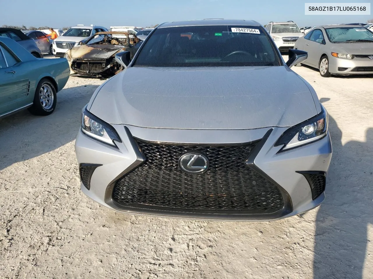 2020 Lexus Es 350 F Sport VIN: 58AGZ1B17LU065168 Lot: 78427564