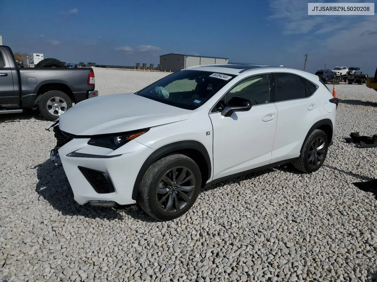 2020 Lexus Nx 300 F Sport VIN: JTJSARBZ9L5020208 Lot: 80384344