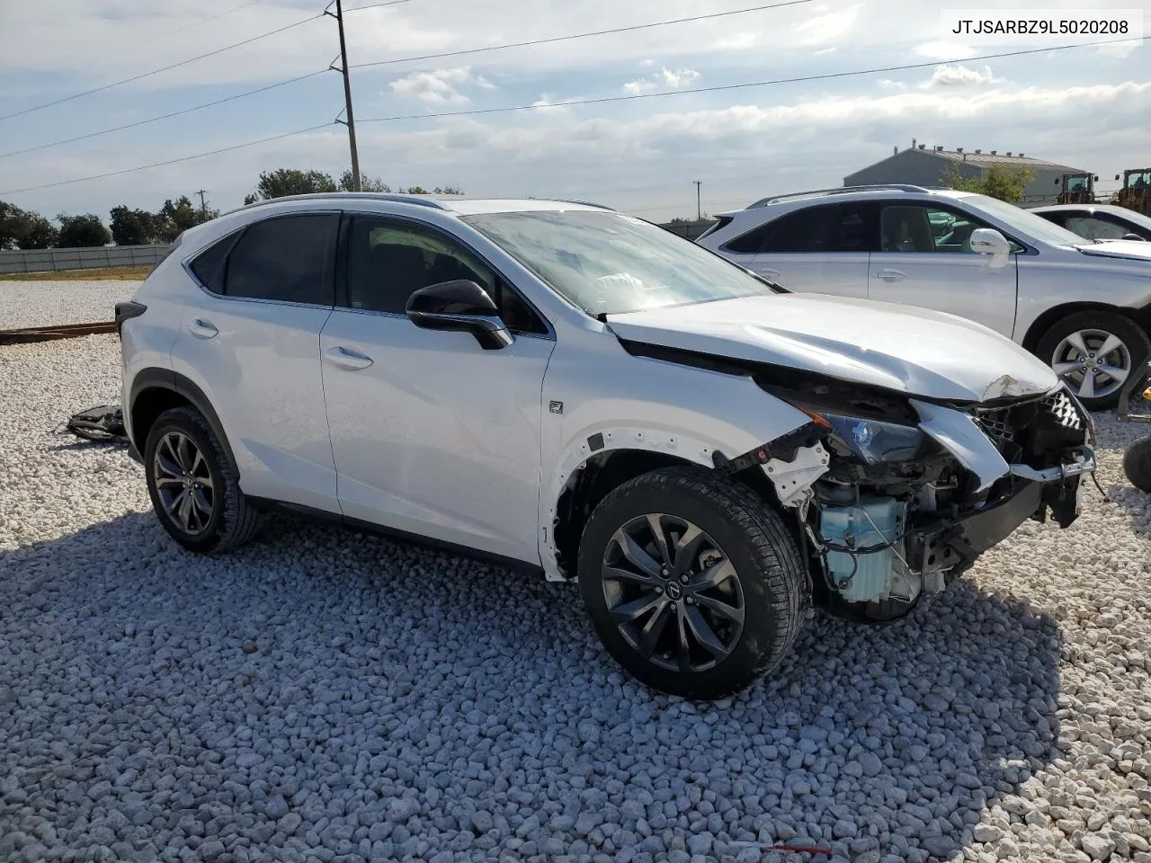 2020 Lexus Nx 300 F Sport VIN: JTJSARBZ9L5020208 Lot: 80384344