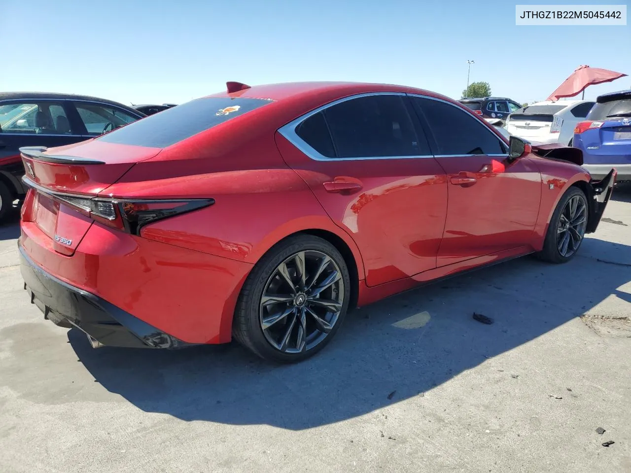 2021 Lexus Is 350 F Sport VIN: JTHGZ1B22M5045442 Lot: 68360084