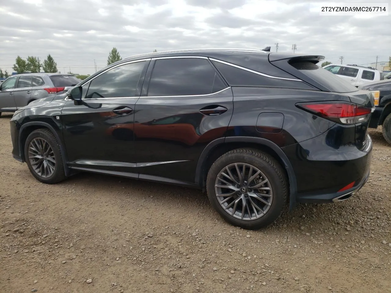 2T2YZMDA9MC267714 2021 Lexus Rx 350 F Sport