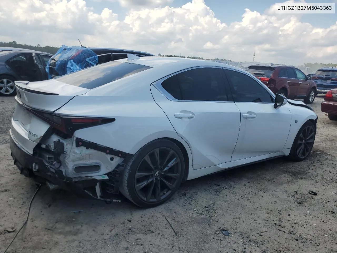 2021 Lexus Is 350 F Sport VIN: JTHGZ1B27M5043363 Lot: 72527524