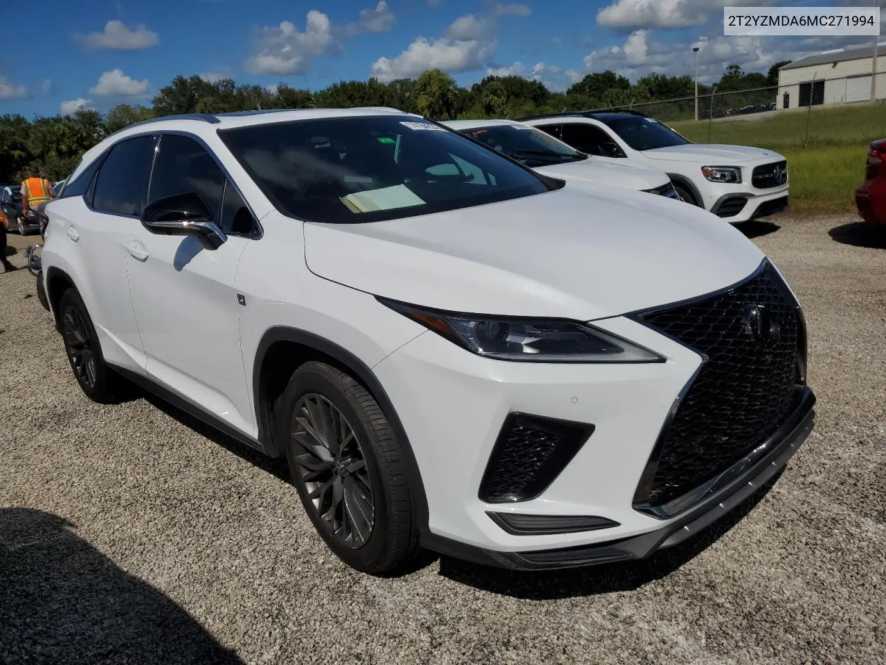 2021 Lexus Rx 350 F Sport VIN: 2T2YZMDA6MC271994 Lot: 74184224