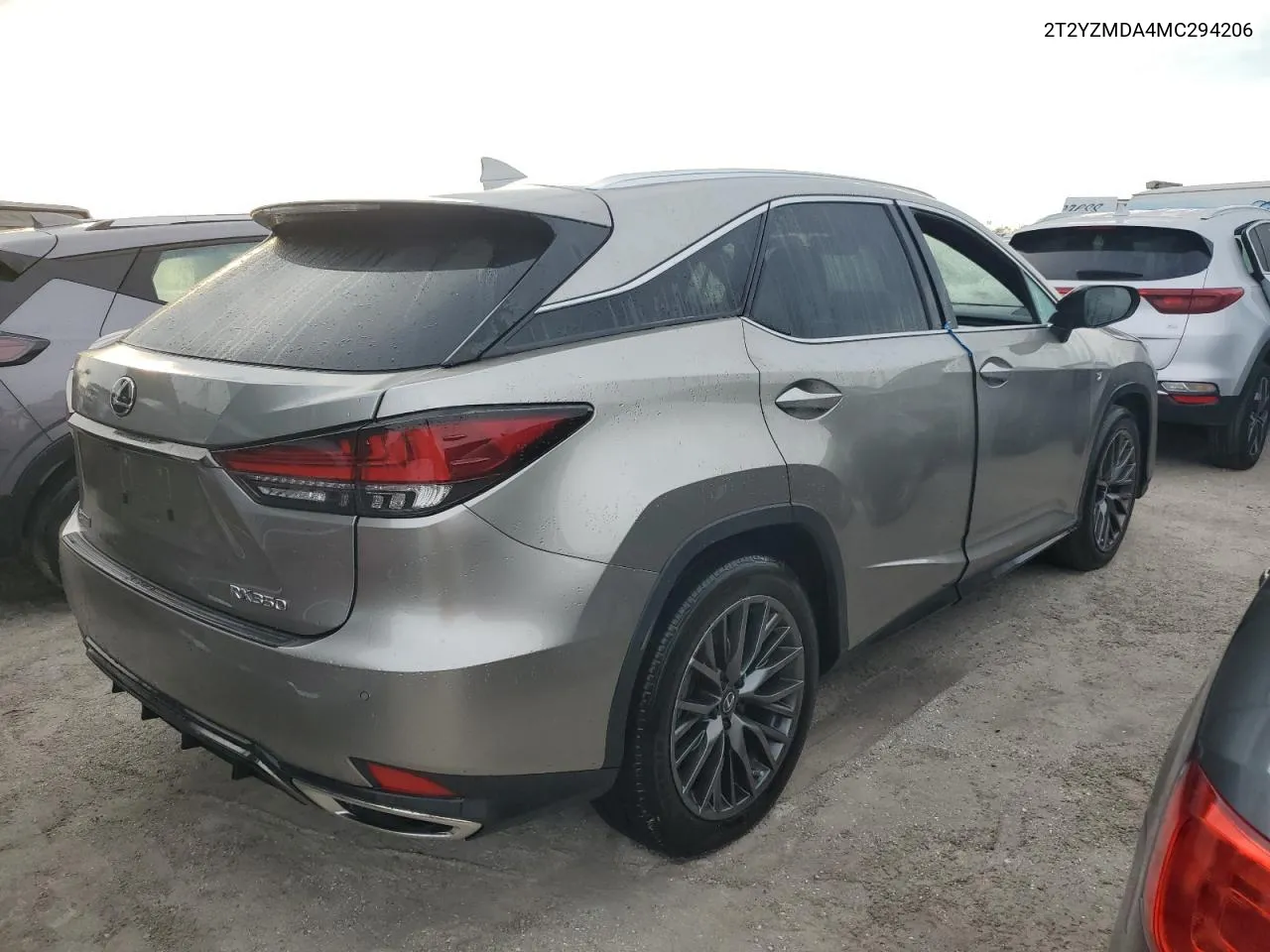 2021 Lexus Rx 350 F Sport VIN: 2T2YZMDA4MC294206 Lot: 74440934