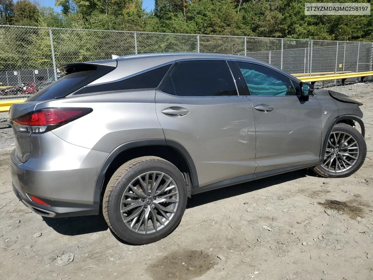 2021 Lexus Rx 350 F Sport VIN: 2T2YZMDA3MC258197 Lot: 75015534