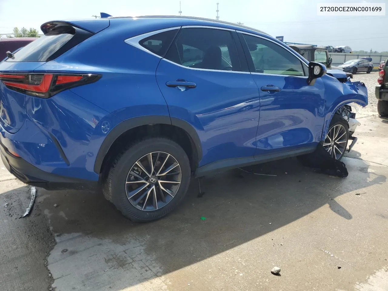 2T2GDCEZ0NC001699 2022 Lexus Nx 250