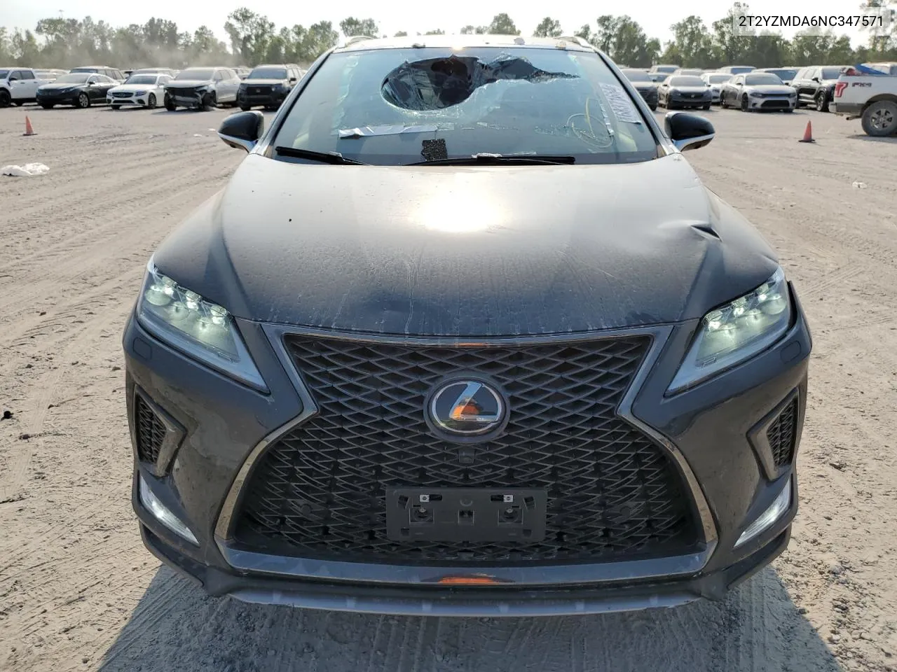 2022 Lexus Rx 350 F Sport VIN: 2T2YZMDA6NC347571 Lot: 68371664