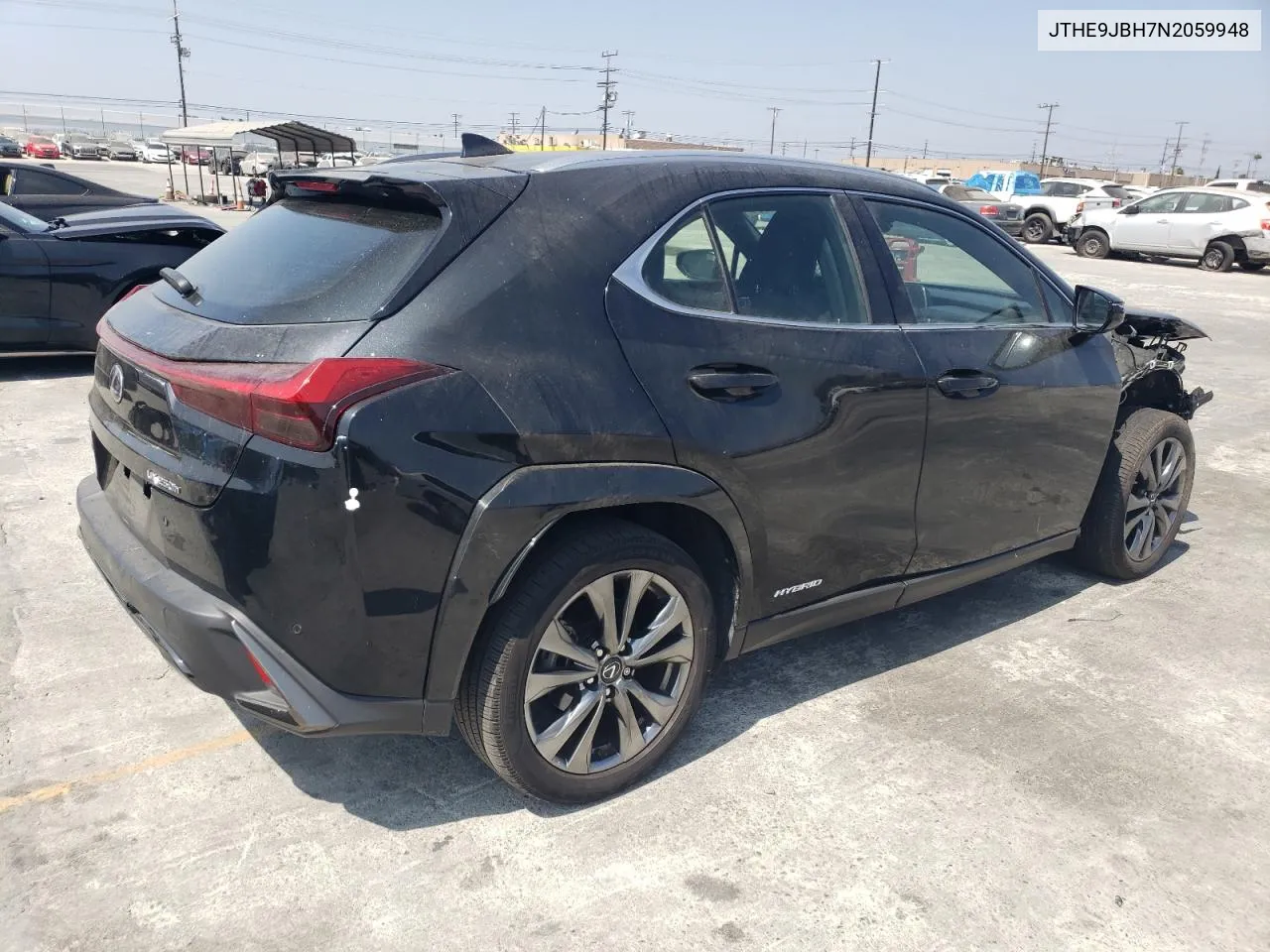 2022 Lexus Ux 250H Base VIN: JTHE9JBH7N2059948 Lot: 68671394