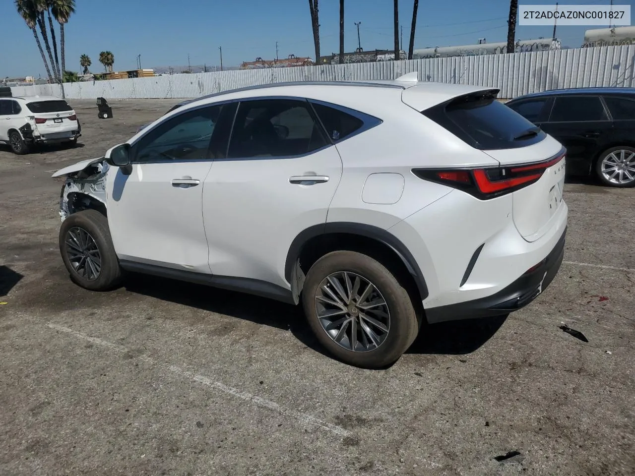 2T2ADCAZ0NC001827 2022 Lexus Nx 250