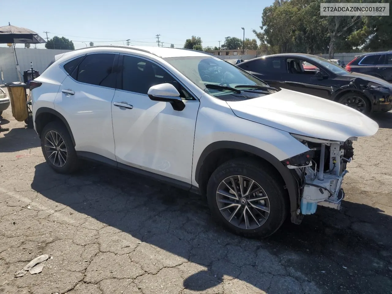 2T2ADCAZ0NC001827 2022 Lexus Nx 250