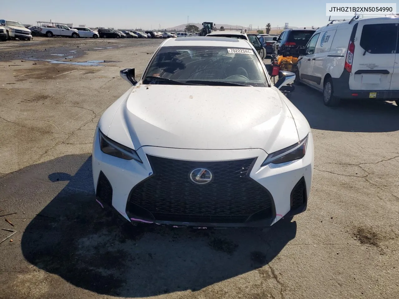 2022 Lexus Is 350 F Sport VIN: JTHGZ1B2XN5054990 Lot: 70222344