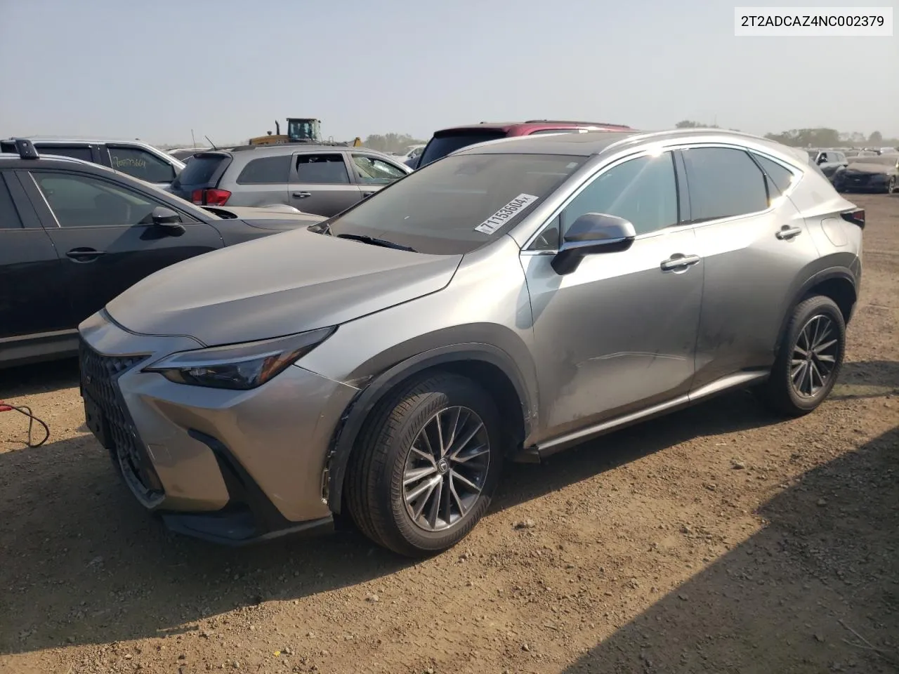 2022 Lexus Nx 250 VIN: 2T2ADCAZ4NC002379 Lot: 71153604