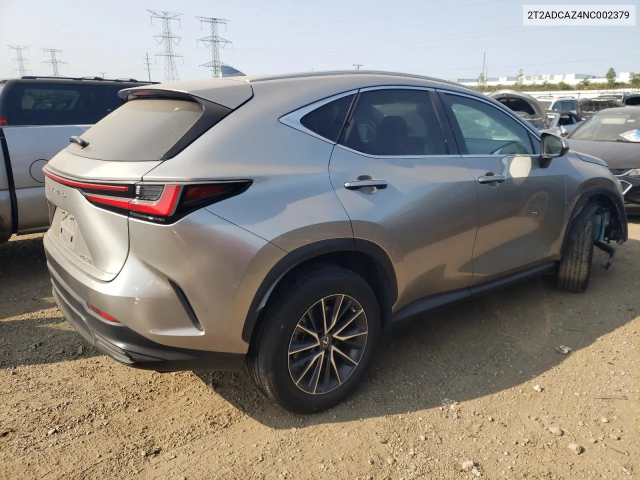 2022 Lexus Nx 250 VIN: 2T2ADCAZ4NC002379 Lot: 71153604