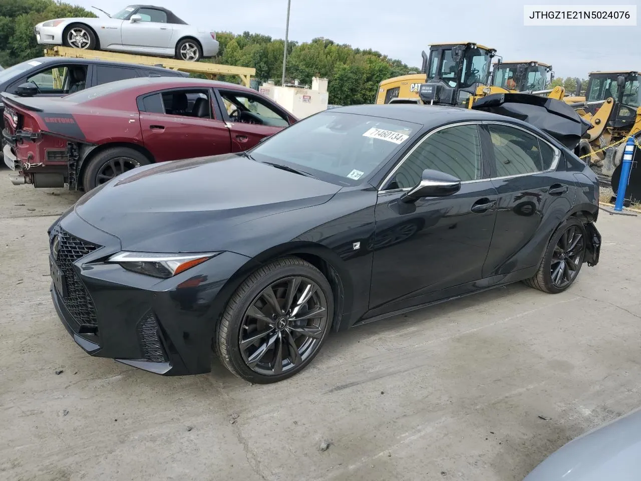 2022 Lexus Is 350 F Sport VIN: JTHGZ1E21N5024076 Lot: 71460134