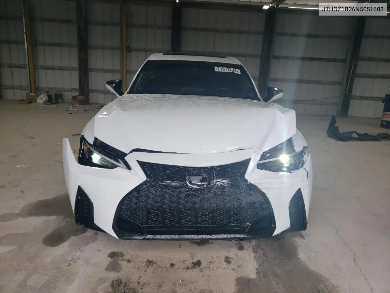 2022 Lexus Is 350 F Sport VIN: JTHGZ1B26N5051603 Lot: 71972334