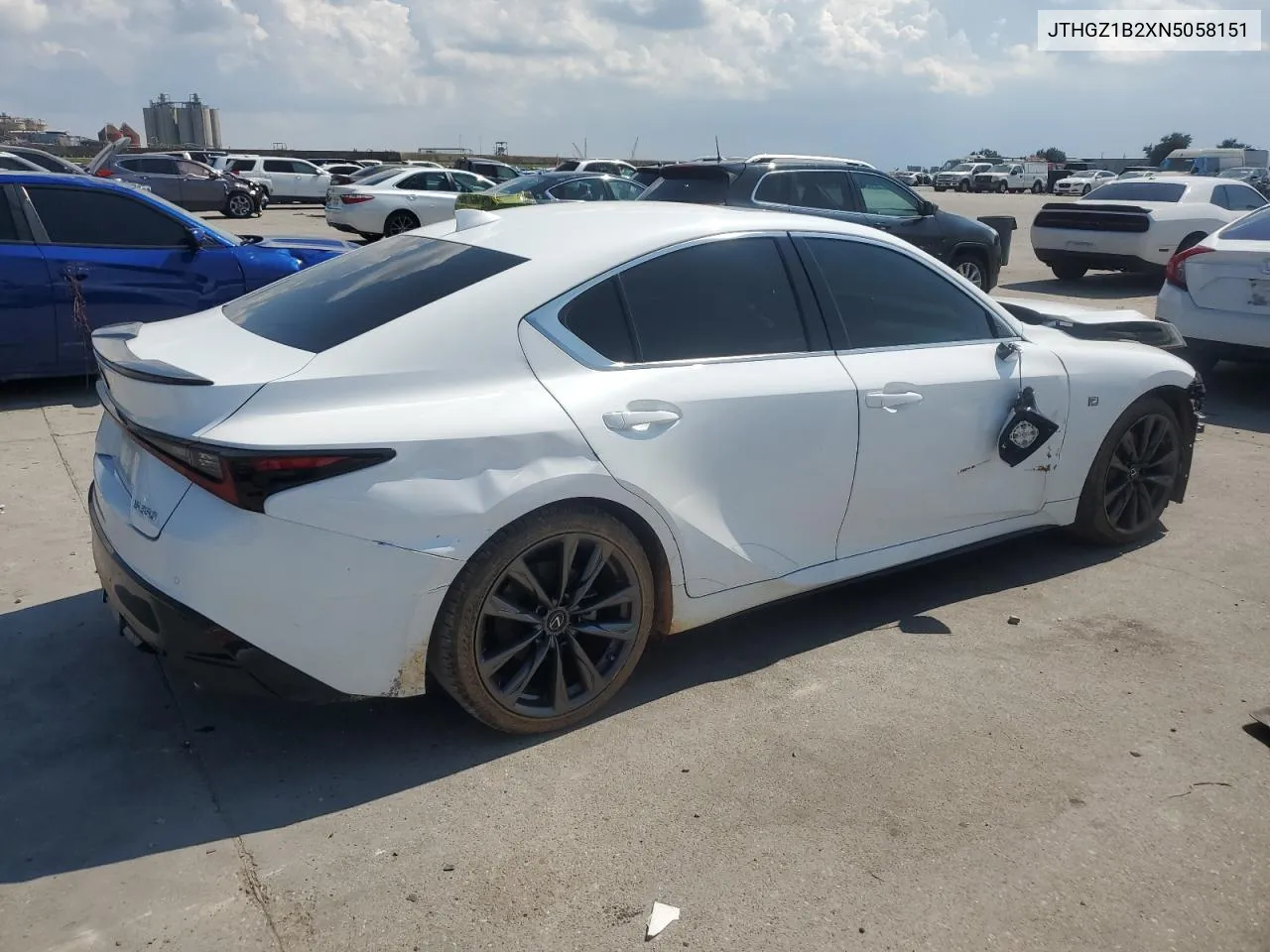 JTHGZ1B2XN5058151 2022 Lexus Is 350 F Sport