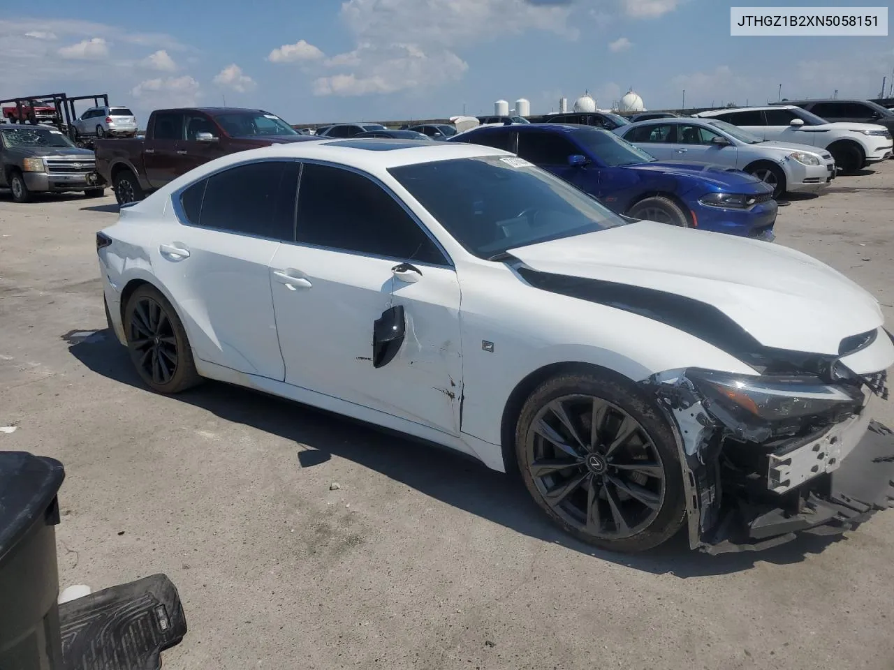 2022 Lexus Is 350 F Sport VIN: JTHGZ1B2XN5058151 Lot: 72176854