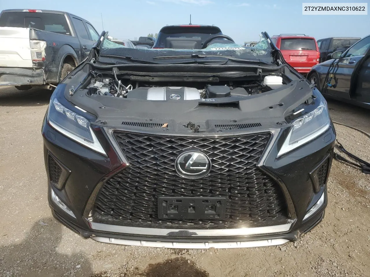 2022 Lexus Rx 350 F Sport VIN: 2T2YZMDAXNC310622 Lot: 72244624