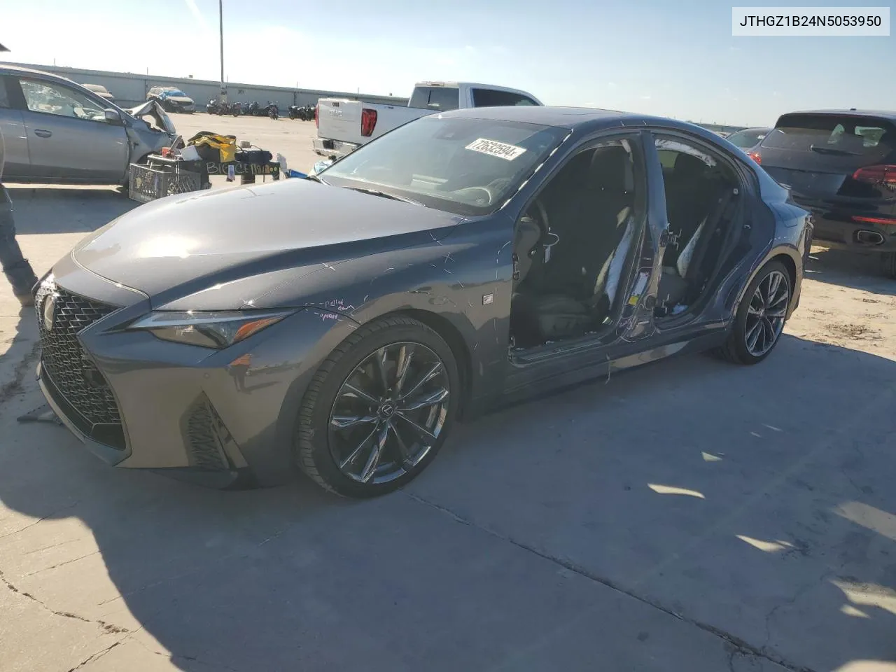 2022 Lexus Is 350 F Sport VIN: JTHGZ1B24N5053950 Lot: 72632594