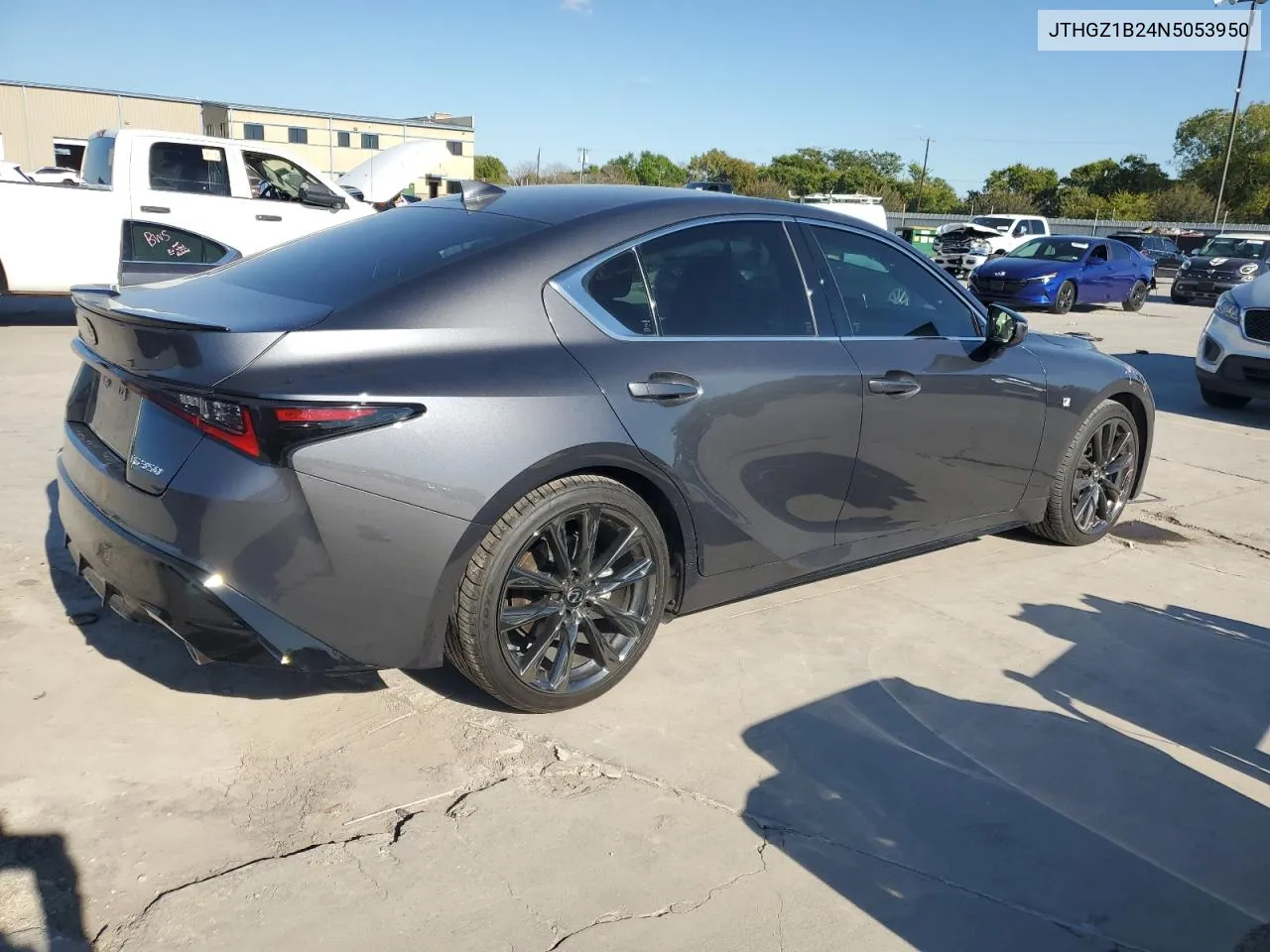 2022 Lexus Is 350 F Sport VIN: JTHGZ1B24N5053950 Lot: 72632594