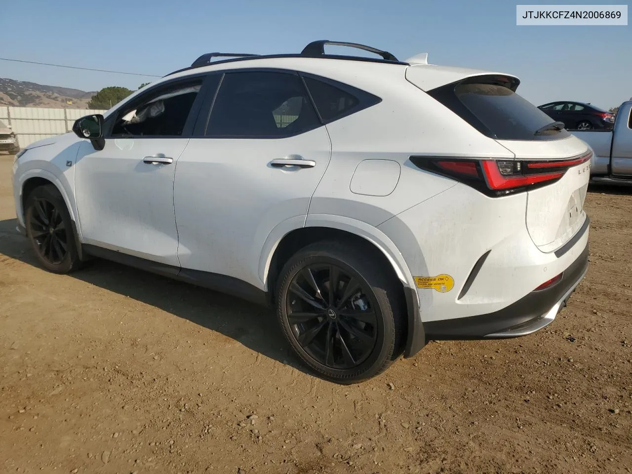 2022 Lexus Nx 450H VIN: JTJKKCFZ4N2006869 Lot: 73743694