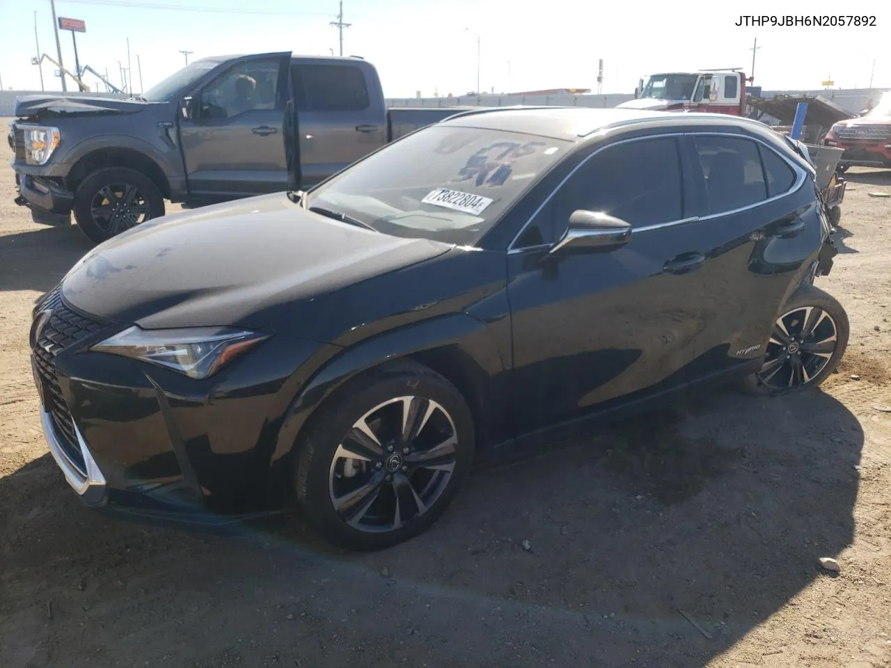 2022 Lexus Ux 250H Base VIN: JTHP9JBH6N2057892 Lot: 73822804